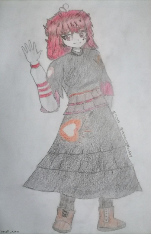 Scarlett Full body | image tagged in scarlett full body,engineertale,fanlore or au | made w/ Imgflip meme maker