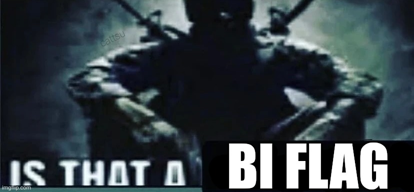 IS THAT A | BI FLAG | image tagged in is that a | made w/ Imgflip meme maker