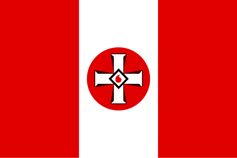 KKK flag Blank Meme Template