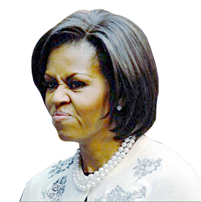 Michelle Obama STINKFACED Blank Meme Template