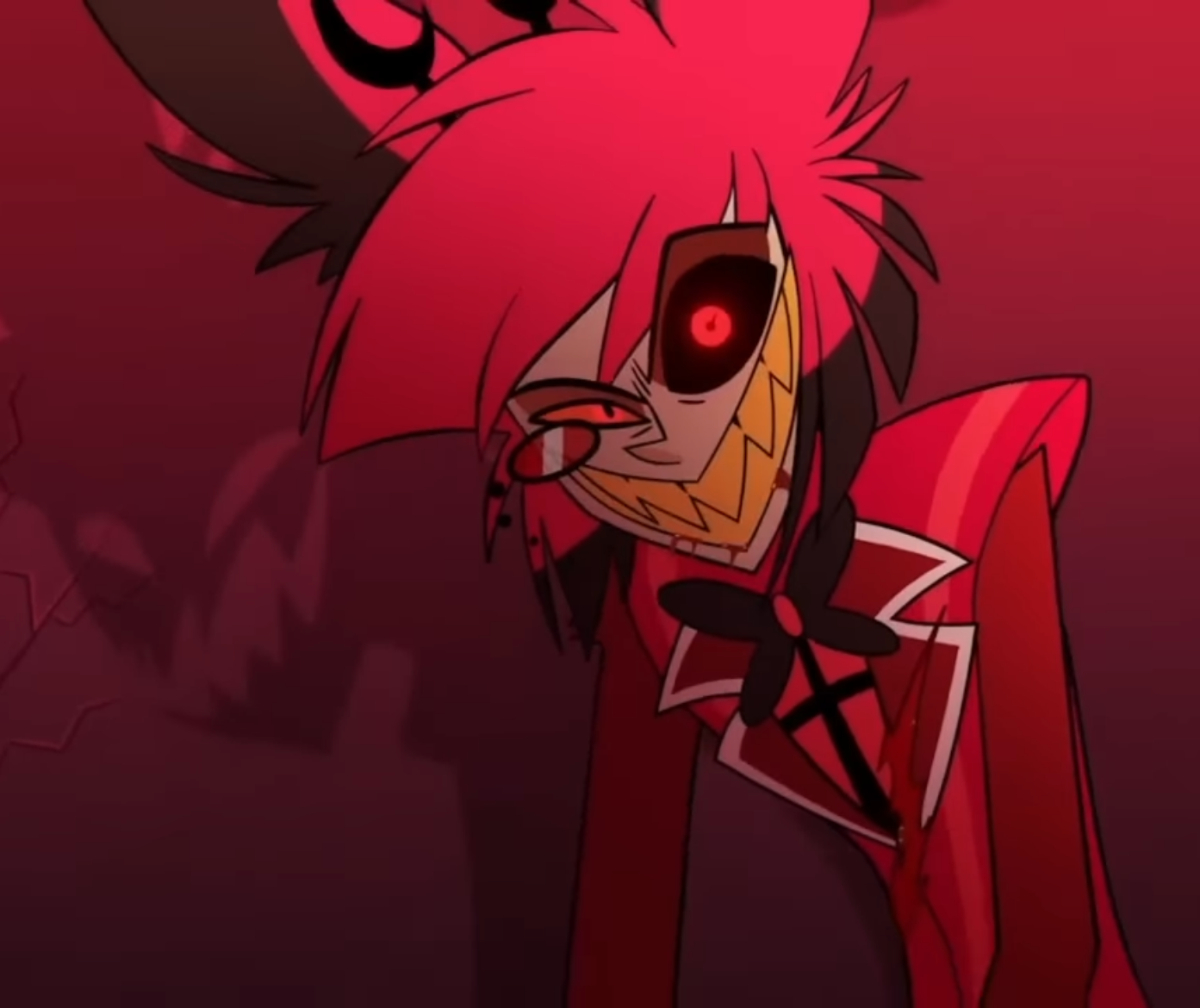 High Quality Alastor defeated 1 Blank Meme Template