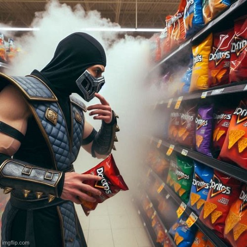 Smoke just wanted a snack :P | image tagged in god-i-love-ai-images,for-the-funny | made w/ Imgflip meme maker