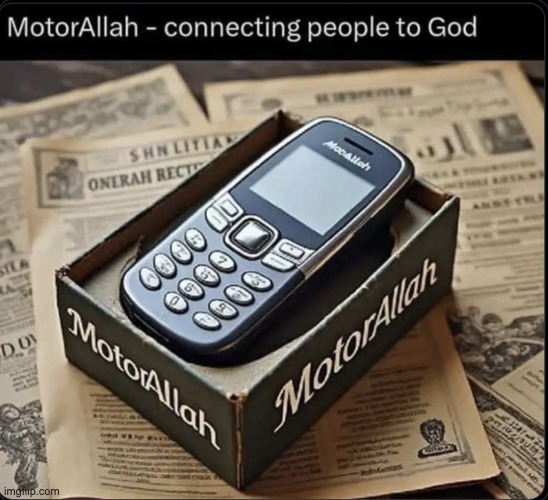 MotorAllah | image tagged in motorola | made w/ Imgflip meme maker