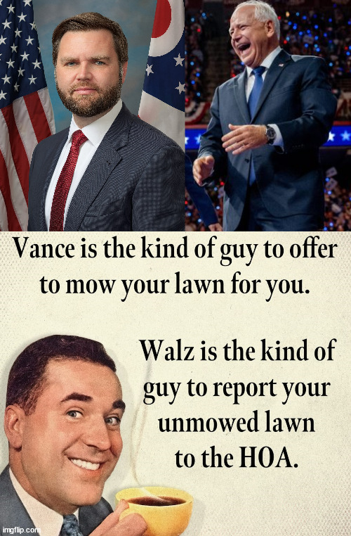 Conservatives are doers and leftists just complain to power who hurts everyone. | image tagged in jd vance,kamala harris and tim walz | made w/ Imgflip meme maker