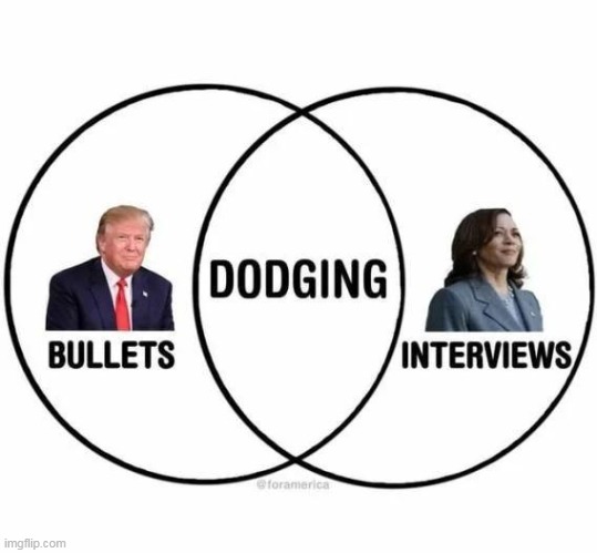 A Venn diagram even kids raised as middle-class should understand... | image tagged in donald trump,kamala harris,venn diagram,america,make america great again,political humor | made w/ Imgflip meme maker