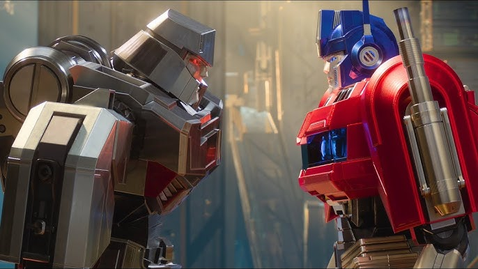 Megatron vs Optimus Prime Blank Meme Template