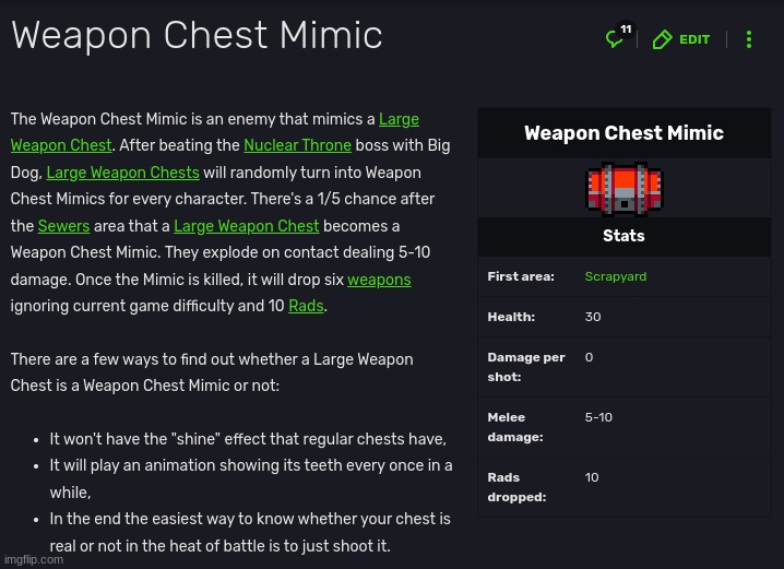 the scariest nuclear throne enemy | made w/ Imgflip meme maker