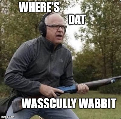 Walz Wabbit | WHERE'S                                     DAT; WASSCULLY WABBIT | image tagged in walz wabbit | made w/ Imgflip meme maker