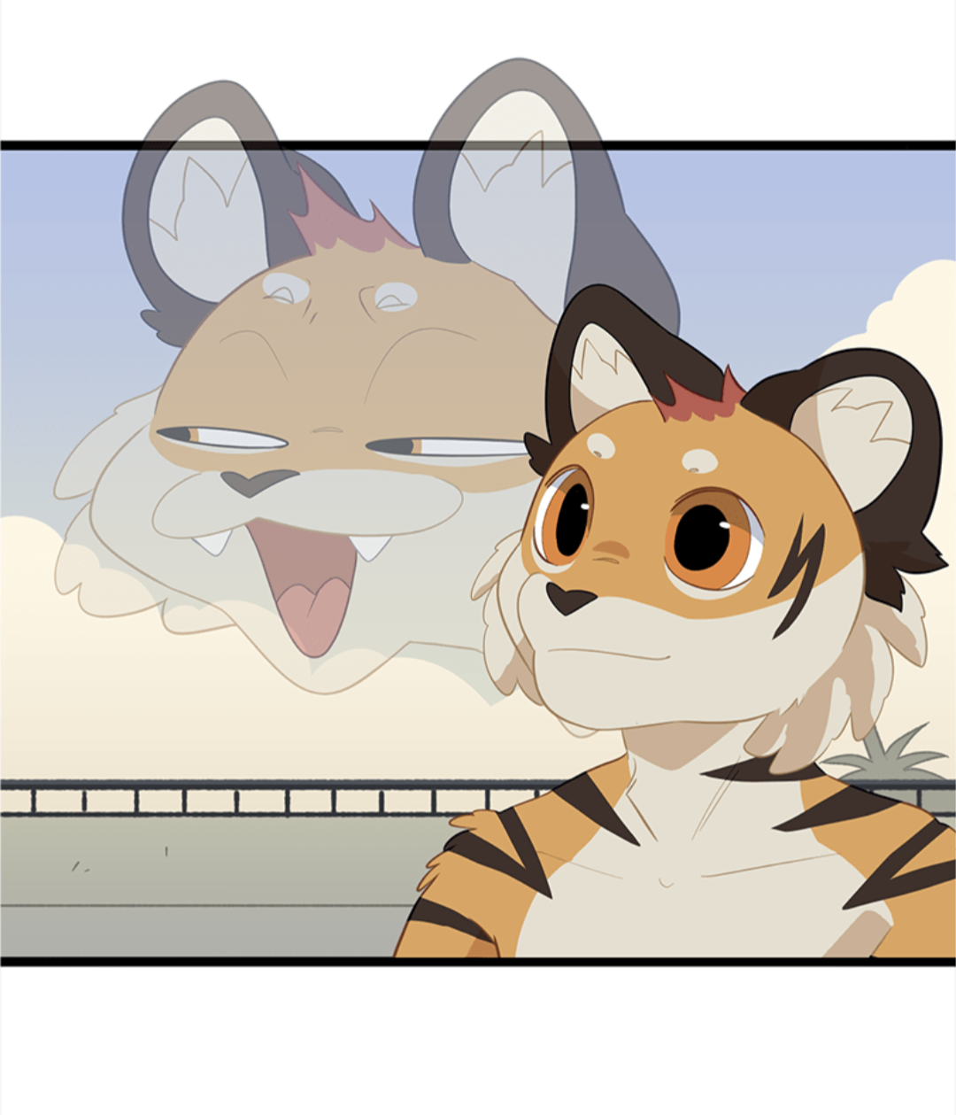 Anthro tiger Template Blank Meme Template