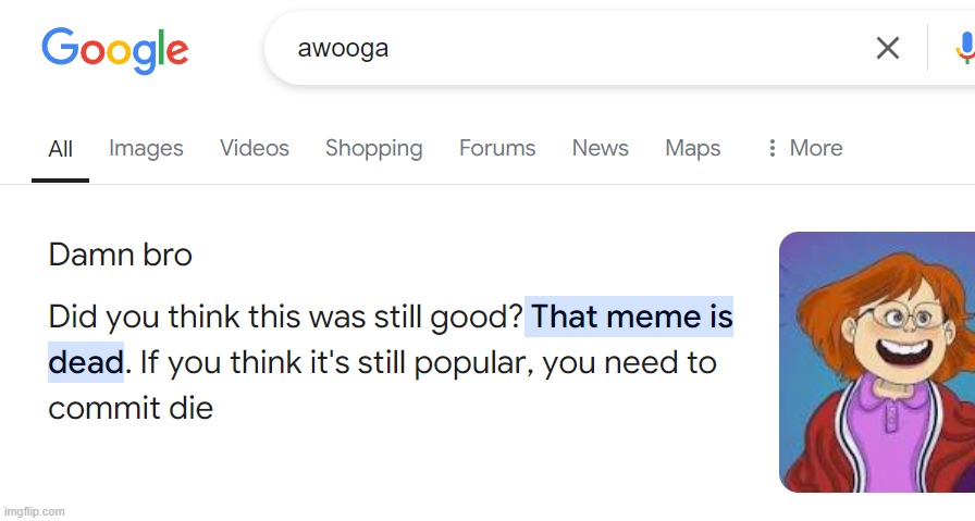 made w/ Imgflip meme maker