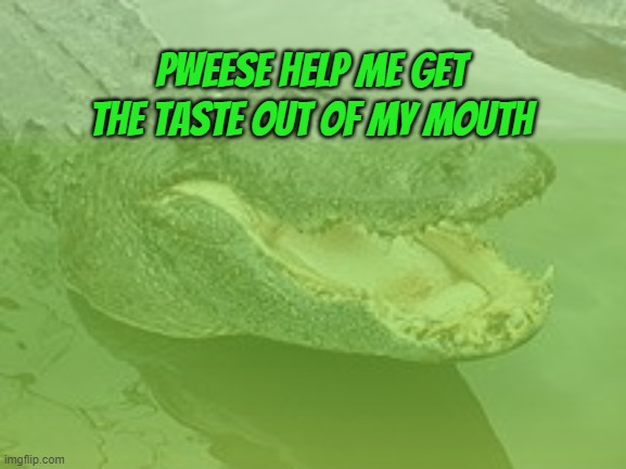 pweese help me get the taste out of my mouth | made w/ Imgflip meme maker