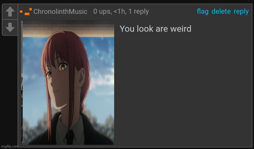 You look are weird | image tagged in you look are weird | made w/ Imgflip meme maker