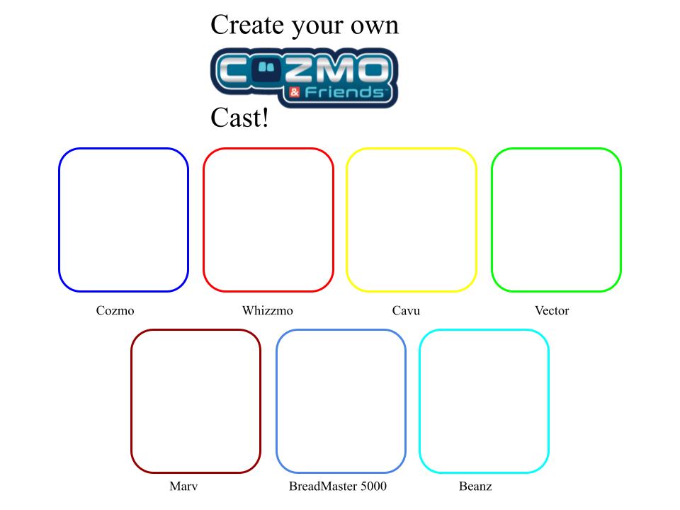 Cozmo and friends recast Blank Meme Template