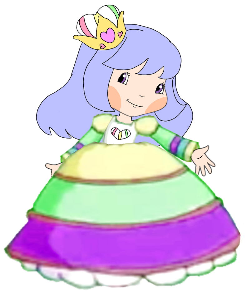 High Quality Princess Rainbow Cheesecake Blank Meme Template