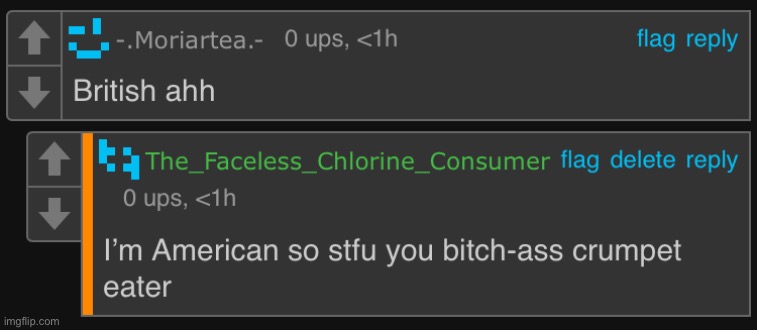 Crumpet-Munching Tea-Supping Jolly-Ass bitch (/j) | made w/ Imgflip meme maker
