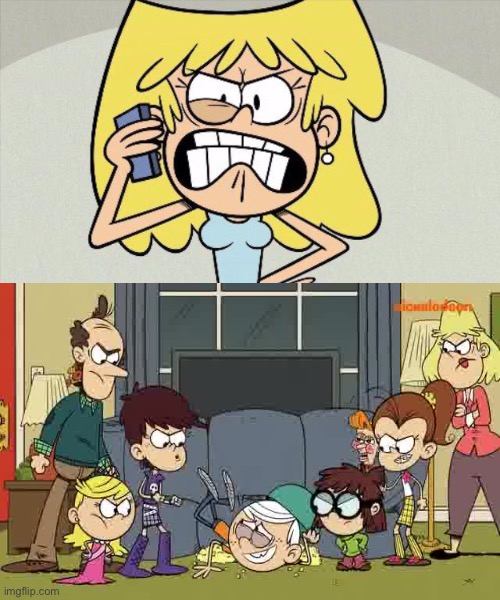 Lori's Reaction to The Taunting Hour | image tagged in the loud house,nickelodeon,lincoln loud,lori loud,reaction,loud house | made w/ Imgflip meme maker