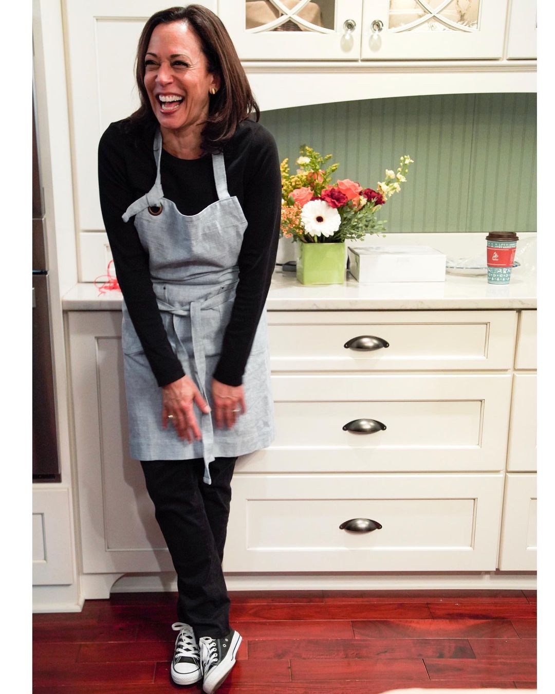 KAMALA COOKS UP THE CACKLES Blank Meme Template