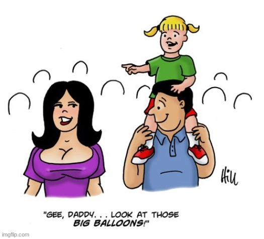 balloons | image tagged in boobs,fun,balloons,funny,comic | made w/ Imgflip meme maker