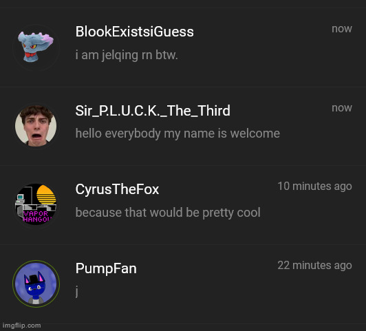 vaporlobby DMs reveal | made w/ Imgflip meme maker