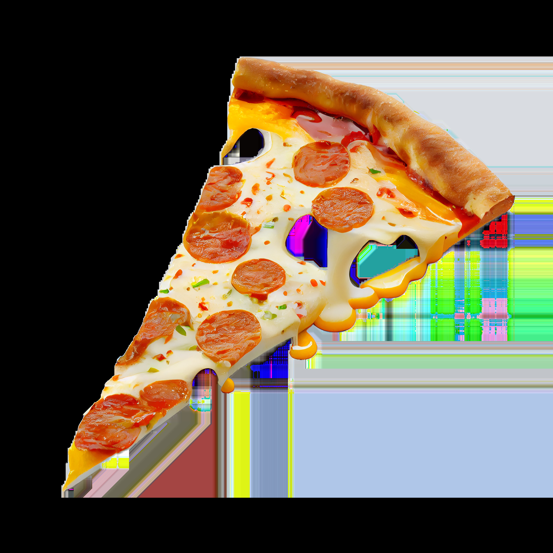 High Quality Pizza Transparent Blank Meme Template