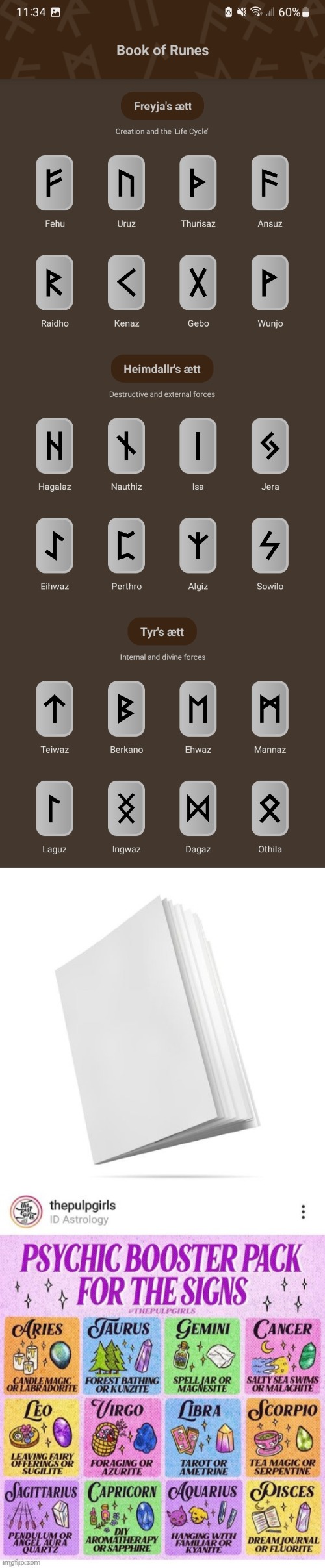 High Quality Premium White Book Of Premium Rune Booster Pack Blank Meme Template