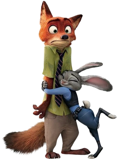 Judy Hugging Nick Blank Meme Template