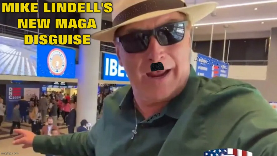 maga creep mike lindell | image tagged in disguise,hitler,donald trump is an idiot,clown car republicans,nazi,scumbag republicans | made w/ Imgflip meme maker