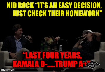 Homework grade: Kamala D- Trump A+ - Imgflip