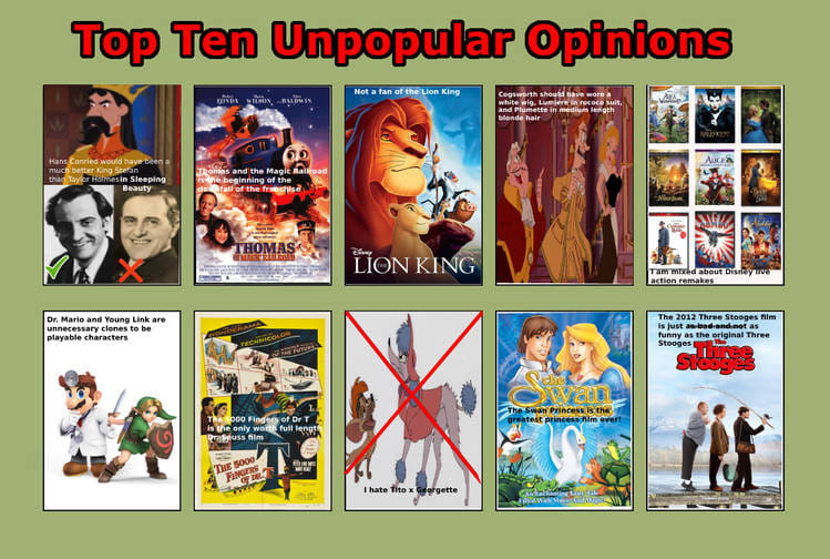 top ten unpopular opinions Blank Meme Template