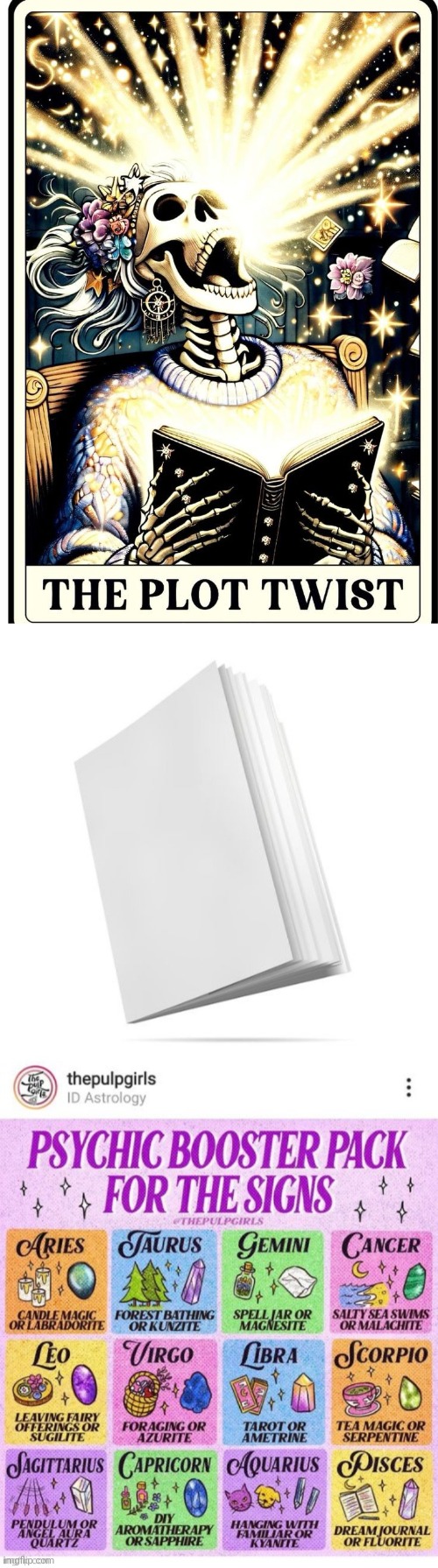 Plot Twist Book Of Premium Booter Book Packs Blank Meme Template