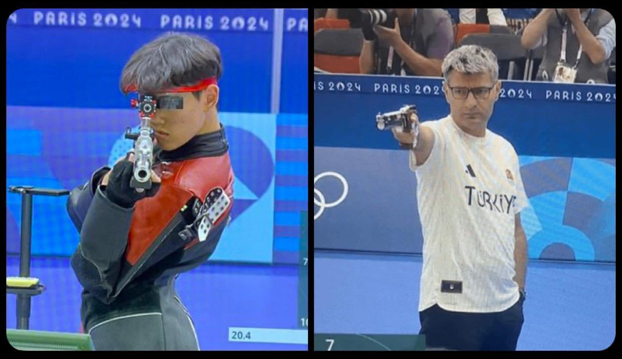 High Quality olympics shooting comparison Blank Meme Template