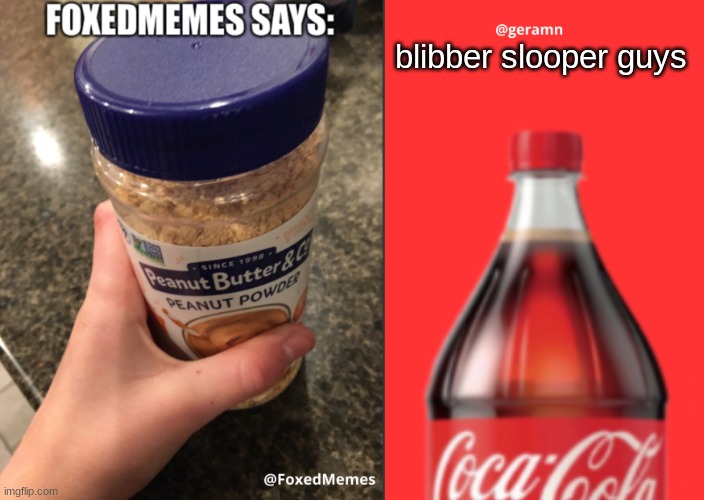 FoxedMemes and geramn template | blibber slooper guys | image tagged in foxedmemes and geramn template | made w/ Imgflip meme maker