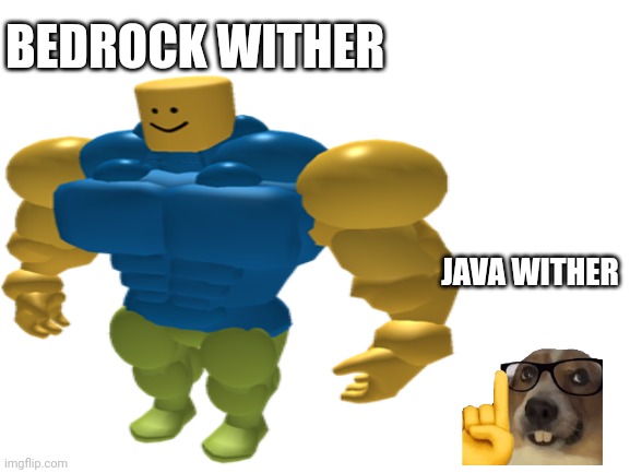 BEDROCK WITHER; JAVA WITHER | made w/ Imgflip meme maker