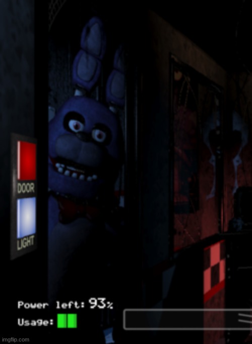 Bonnie at the Door | image tagged in bonnie at the door | made w/ Imgflip meme maker