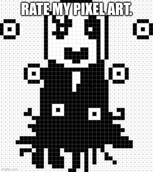 gaster | RATE MY PIXEL ART. | image tagged in gaster | made w/ Imgflip meme maker