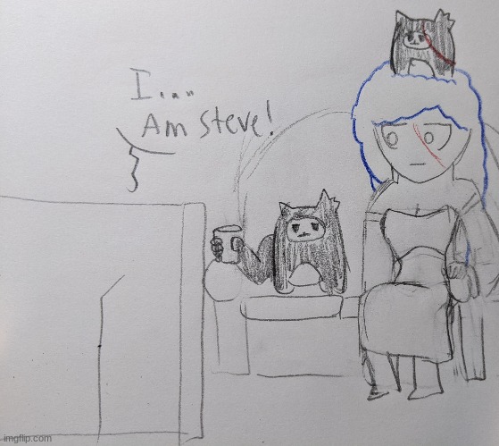 Hada, Milo, and Rizu watching tv | made w/ Imgflip meme maker