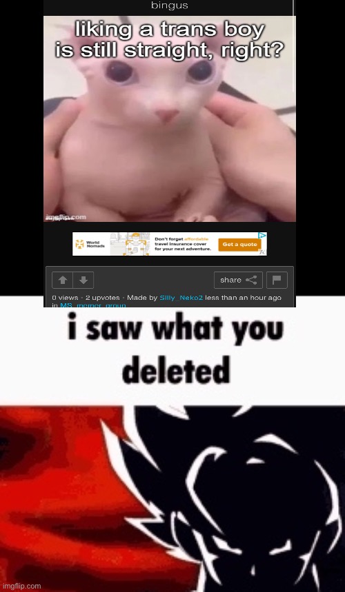 . | image tagged in i saw what you deleted | made w/ Imgflip meme maker