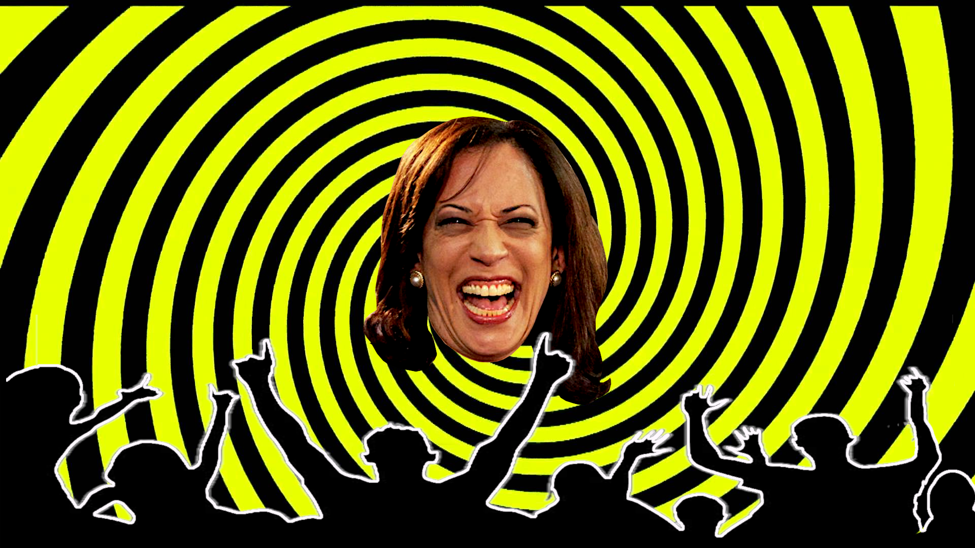 High Quality KAMALA - EMPTY MINDS Blank Meme Template