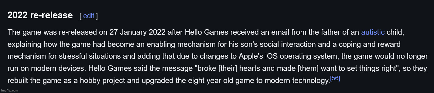 hello games is already based for having no man's sky and then they do this | made w/ Imgflip meme maker