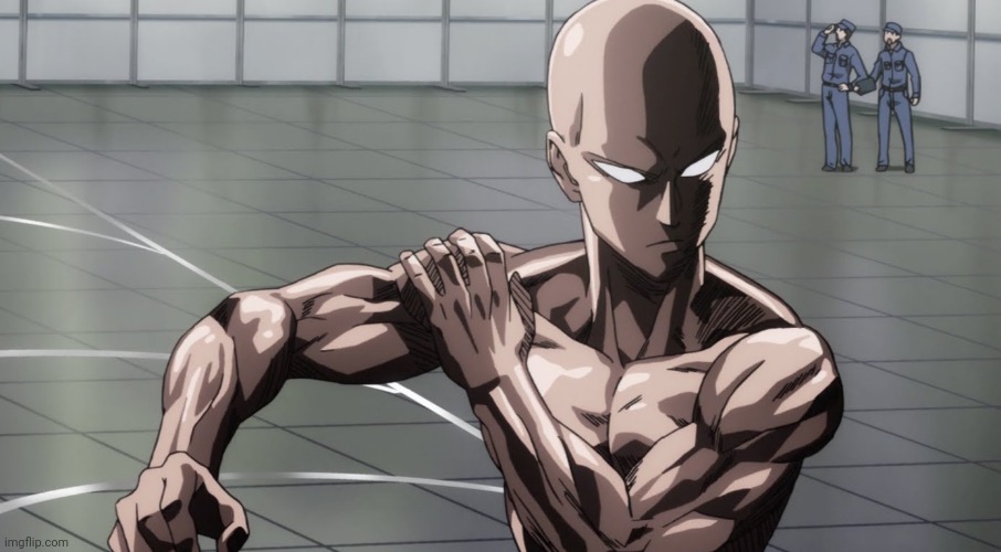 Saitama - One Punch Man, Anime | image tagged in saitama - one punch man anime | made w/ Imgflip meme maker