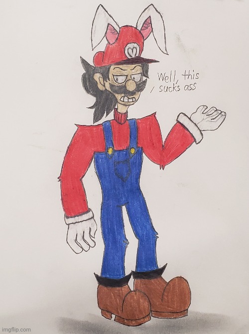 GB when Gameboy Color exists | image tagged in mario's madness,drawing | made w/ Imgflip meme maker