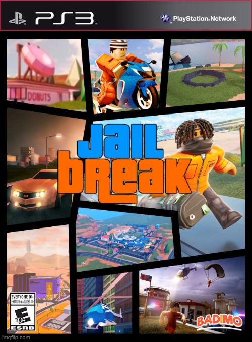 Roblox Jailbreak for the PS3 | image tagged in ps3 | made w/ Imgflip meme maker