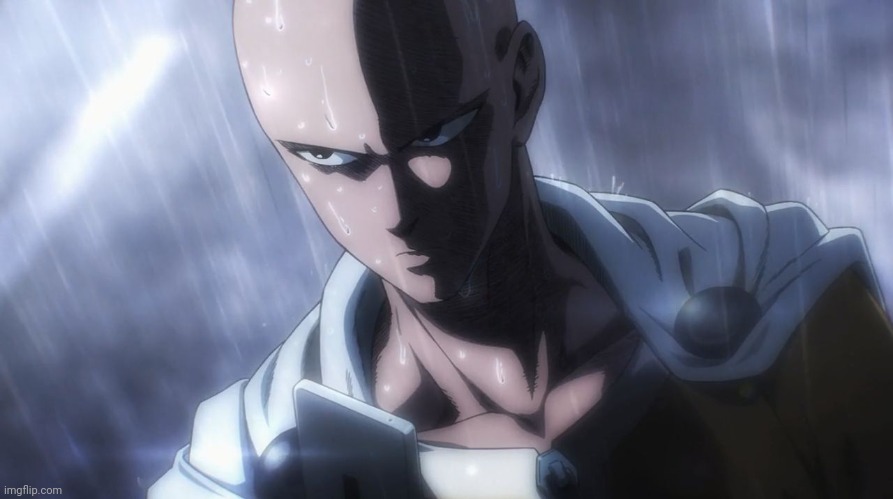 saitama angry | image tagged in saitama angry | made w/ Imgflip meme maker