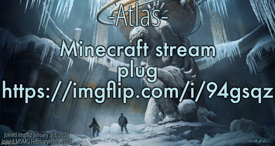 Silver Announcement Template 11.0 Template | Minecraft stream plug https://imgflip.com/i/94gsqz | image tagged in silver announcement template 11 0 template | made w/ Imgflip meme maker
