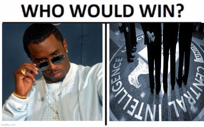 Who did he make mad? | image tagged in who would win,sean combs,p diddy,freak off,video,human  trafficking | made w/ Imgflip meme maker