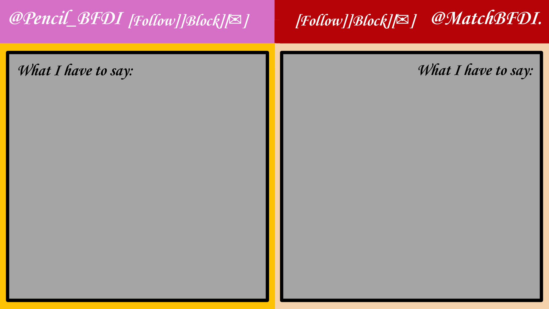 Pencil and Match shared template Blank Meme Template