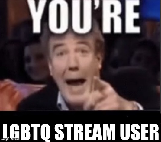 You're X (Blank) | LGBTQ STREAM USER | image tagged in you're x blank | made w/ Imgflip meme maker