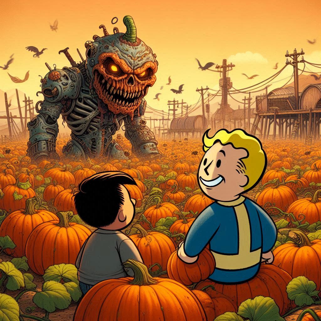 Fallout Great Pumpkin Blank Meme Template