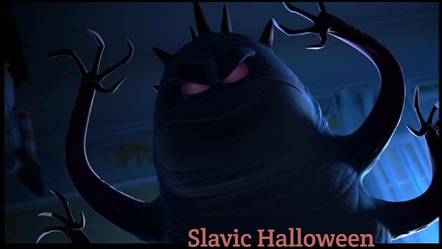 Scary Thaddeus Bile | Slavic Halloween | image tagged in scary thaddeus bile,slavic,slavic halloween | made w/ Imgflip meme maker