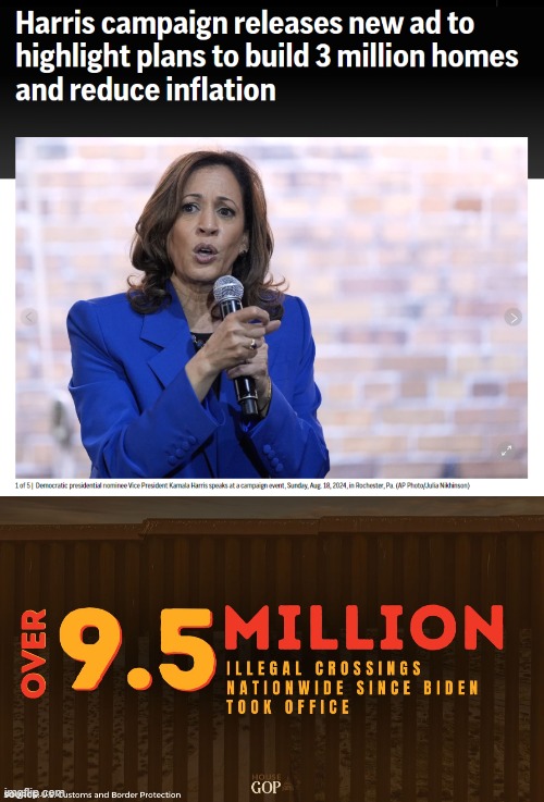 Building homes for newcomers,, | image tagged in kamala harris,secure the border | made w/ Imgflip meme maker